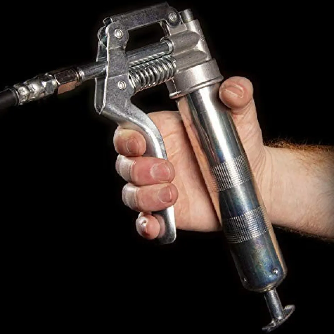 Workforce L1305 Mini Grease Gun, for 3 oz. Cartridges, 12 In. Extension, 4 In.