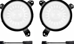 XKGLOW 4" Fog Light Mounting Brackets Wrangler JL Gladiator JT (XK-MNT-JL-FOG)