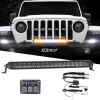 XKGLOW 20" Razor Light Bar Fog + Strobe + High Beam Driving Kit w/ Switch & Wire (XK064020-DFS-KIT)