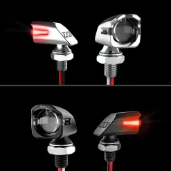 XKGLOW Mini Turnz Front and Rear LED Motorcycle Turn Signal Kit (XK034022-B-KIT, XK034022-C-KIT)