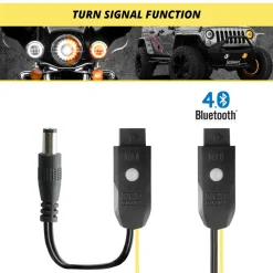 XKGLOW 2pc Mini Bluetooth Smartphone App Controller w/ Turn Signal (XK-MINI-TURN-KIT-2)