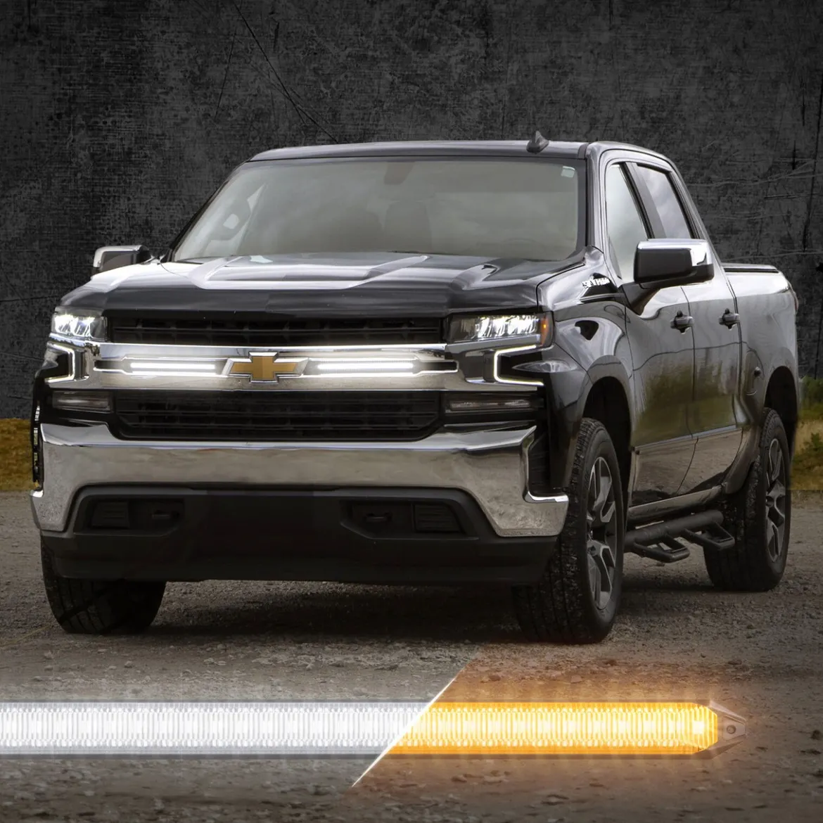 XKGLOW Universal Switchback LED Grill Light Bar, Animated Startup & Sequential Turn Signals