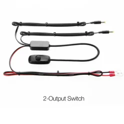XKGLOW 12V Dual Output ON OFF Switch with LED Indicator (XK-SWITCH-2)