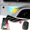 XKGLOW XKchrome Smartphone App Jeep RGB Vent + Amber Light (XK-VENT-RGB-JK, XK-VENT-RGB-KIT)