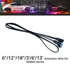 XKGLOW XKmax 3pin Extension Wire (MX-WIRE-6, MX-WIRE-12, MX-WIRE-18, MX-WIRE-3FT, MX-WIRE-6FT, MX-WIRE-13FT)