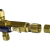 Yellow Jacket SuperEvac Single Valve with 1/4" Schrader and 1/2" Flare (93850)