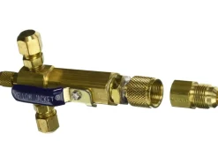 Yellow Jacket SuperEvac Single Valve with 1/4" Schrader and 1/2" Flare (93850)