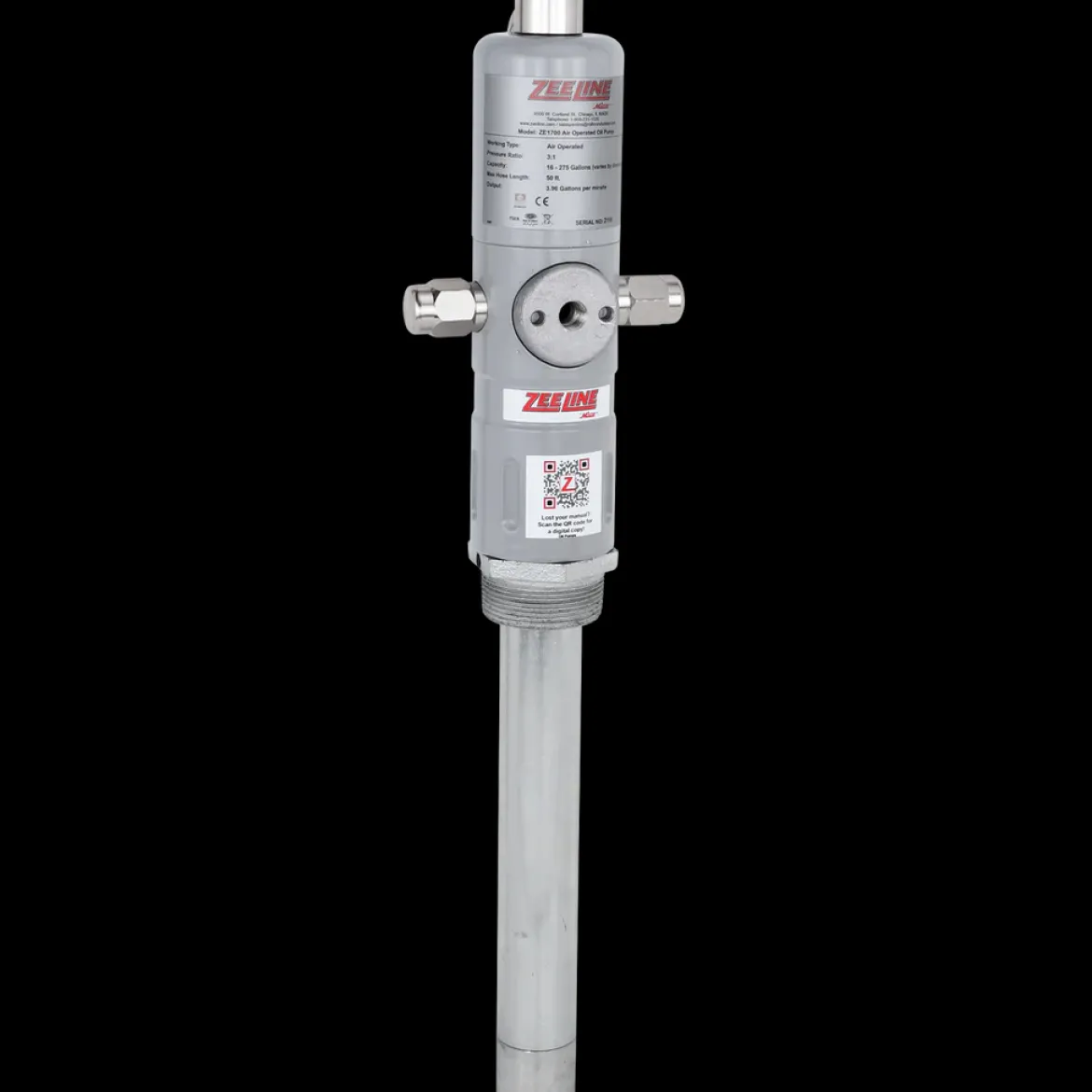 Zeeline 3:1 Standard Flow Pump Package W/Digital Dispensing Nozzle And 50 Ft. Reel (ZEPKG-B1)